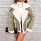 Fashion Polo Collar Plush Jacket Winter Warm Casual Jacket See size chart under “more details” The Fashion Celestial