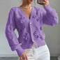 Women's Bow Cropped Cardigan FitiqueFit
