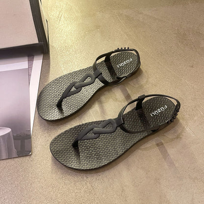 Women's Flat Buckle Strap Sandals FitiqueFit