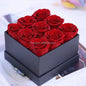 Elegant Custom Logo Preserved Roses Gift Box - Perfect for Mother's Day and Special Occasions