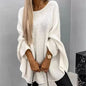 Winter Loose Batwing Sleeve Pullover Sweater Fashion Oversized Knitted Shawl Sweater Tops For Women Clothing Grayceful LLC