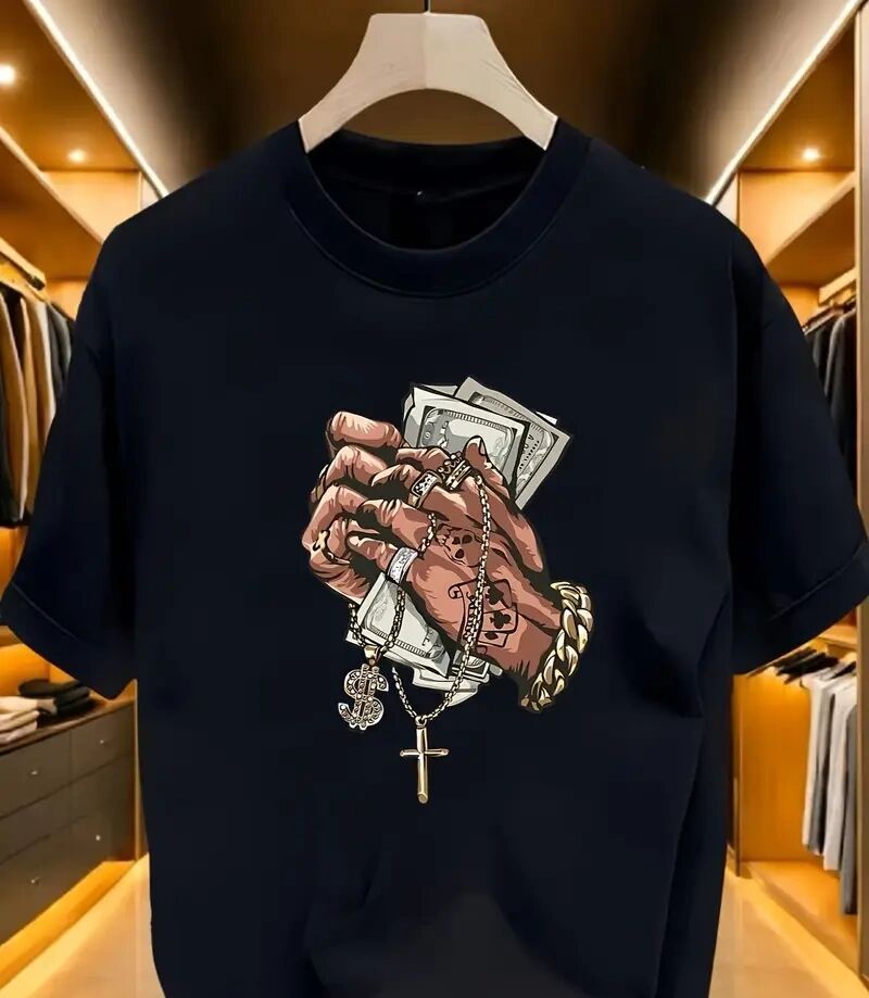 Printed Short Sleeve Mens Shirts FitiqueFit