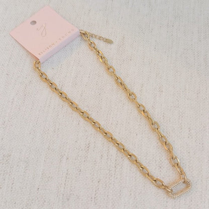 Pave Lock Chain Necklace Shop Style & More | Fresh Looks, Everyday Deals & Free Shipping