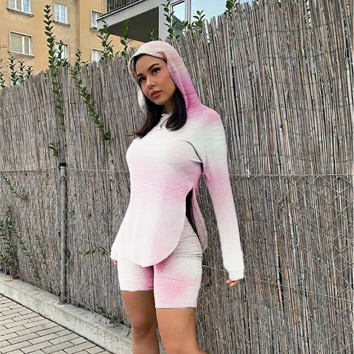 Women's Casual Fashion Hoodie Sports Two Piece Set See size chart under “more details” The Fashion Celestial