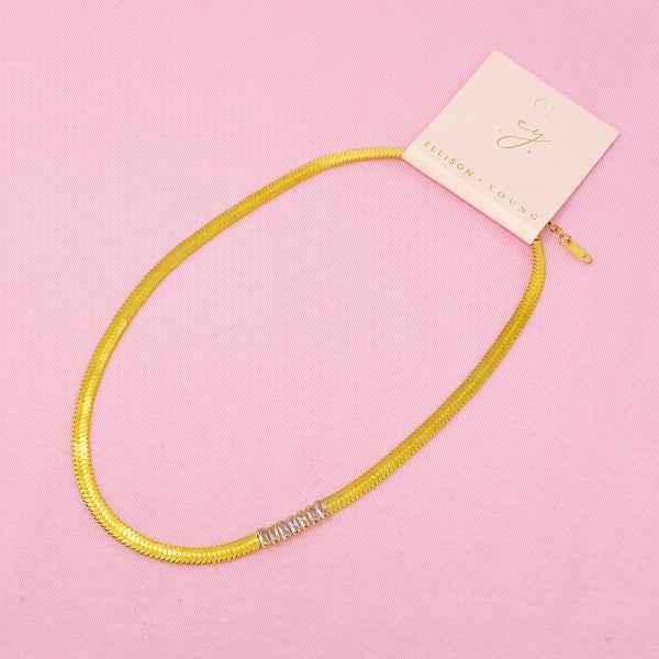 Herringbone Jeweled Necklace Shop Style & More | Fresh Looks, Everyday Deals & Free Shipping
