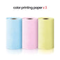 Compact and Colorful Mini Thermal Printer: Bluetooth Wireless Portable Pocket Label Maker for Stickers