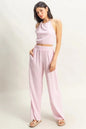 HYFVE Striped Halter Neck Top and Pants Set West2East Surf