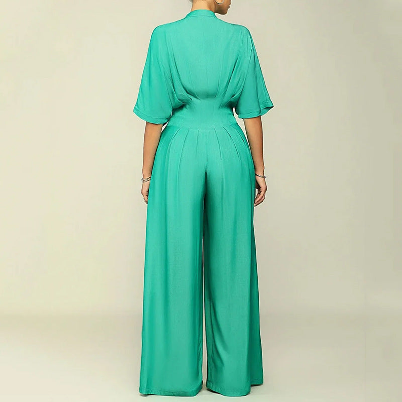 Cross-border Foreign Trade Independent Station Ladies Jumpsuit Grayceful LLC