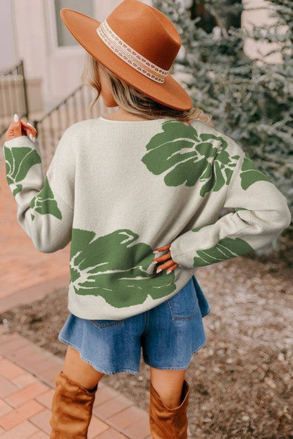Floral Wide Sleeve Sweater Shop Style & More | Fresh Looks, Everyday Deals & Free Shipping