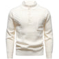 Men's Fashion British Henry Stand Collar Sweater Grayceful LLC