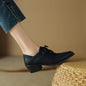 Women's Retro Strap Chunky Heel Pointed-Toe Shoes FitiqueFit