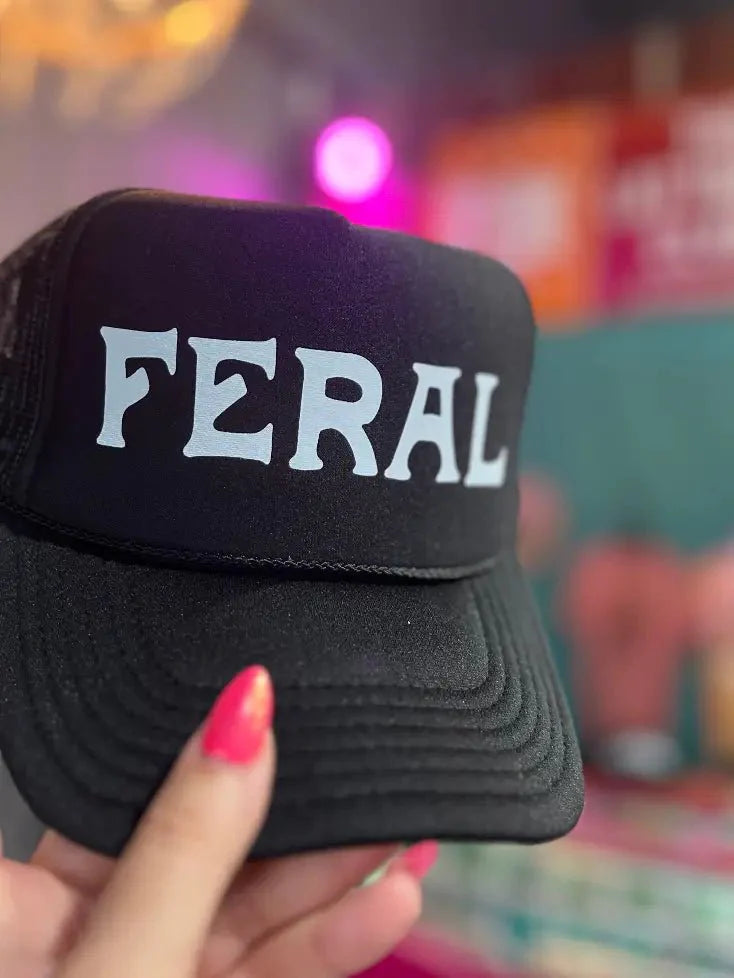 Feral Trucker Hat Wild Junkie