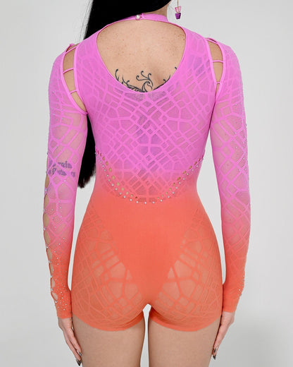 Sunset Rebel Romper SUSPEX Rave Outfits