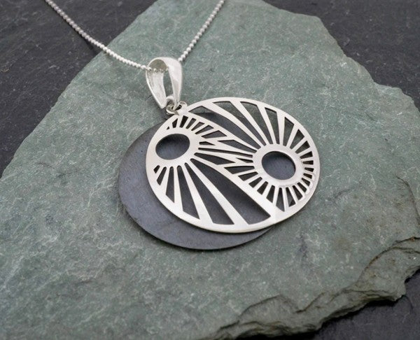 Oxidized Sunrise Pendant Sterling Silver Necklace Shop Style & More | Fresh Looks, Everyday Deals & Free Shipping