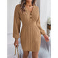 Women’s Cable Knit Sweater Dress FitiqueFit