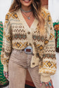 Western Knit Buttoned V-Neck Cardigan Sweater Shop Style & More | Fresh Looks, Everyday Deals & Free Shipping