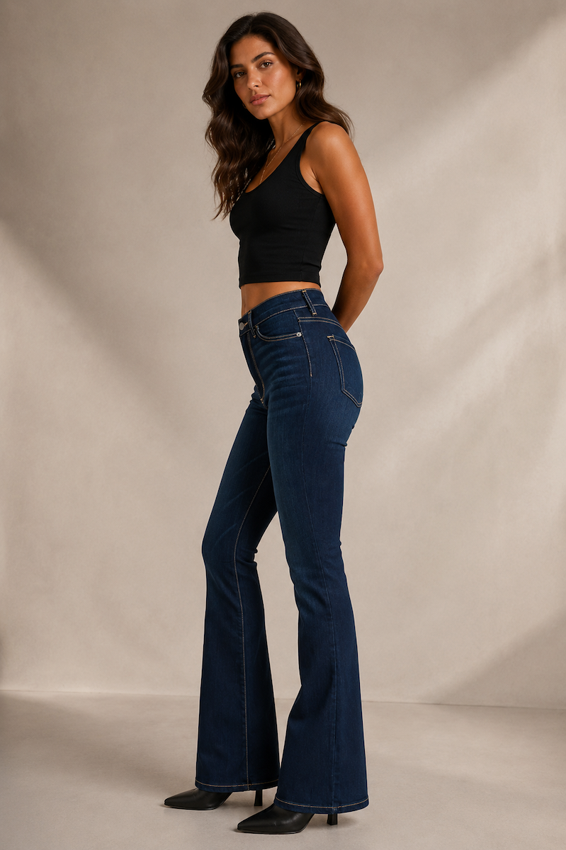The Onyx Bootcut Jean Dark Wash GJG DENIM