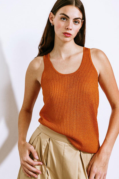 BLISSFUL LOVE WOVEN TANK TOP Flying Tomato