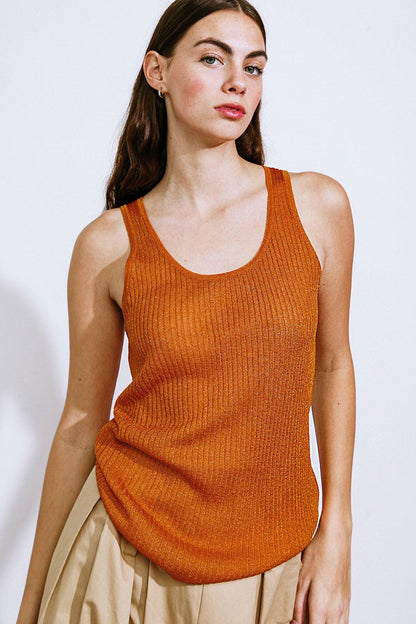 BLISSFUL LOVE WOVEN TANK TOP Flying Tomato