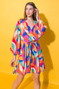 BOSTON GET AWAY WOVEN MINI DRESS Flying Tomato