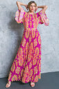 COVERED BY LOVE WOVEN MAXI DRESS Flying Tomato