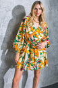 DARING HEART WOVEN MINI DRESS Flying Tomato