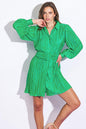 MAKE YOU WANNA STAY WOVEN MINI DRESS Flying Tomato