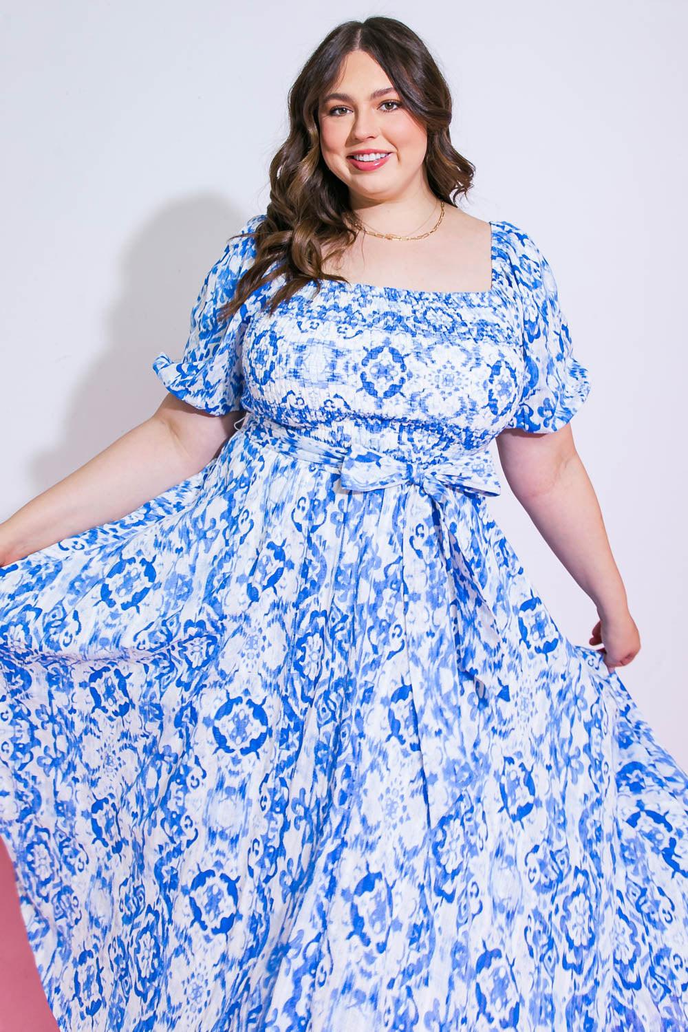 GOTTA GET GOING WOVEN MIDI DRESS Flying Tomato