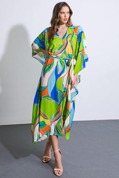 A BEAUTIFUL SIGHT WOVEN KAFTAN DRESS Flying Tomato
