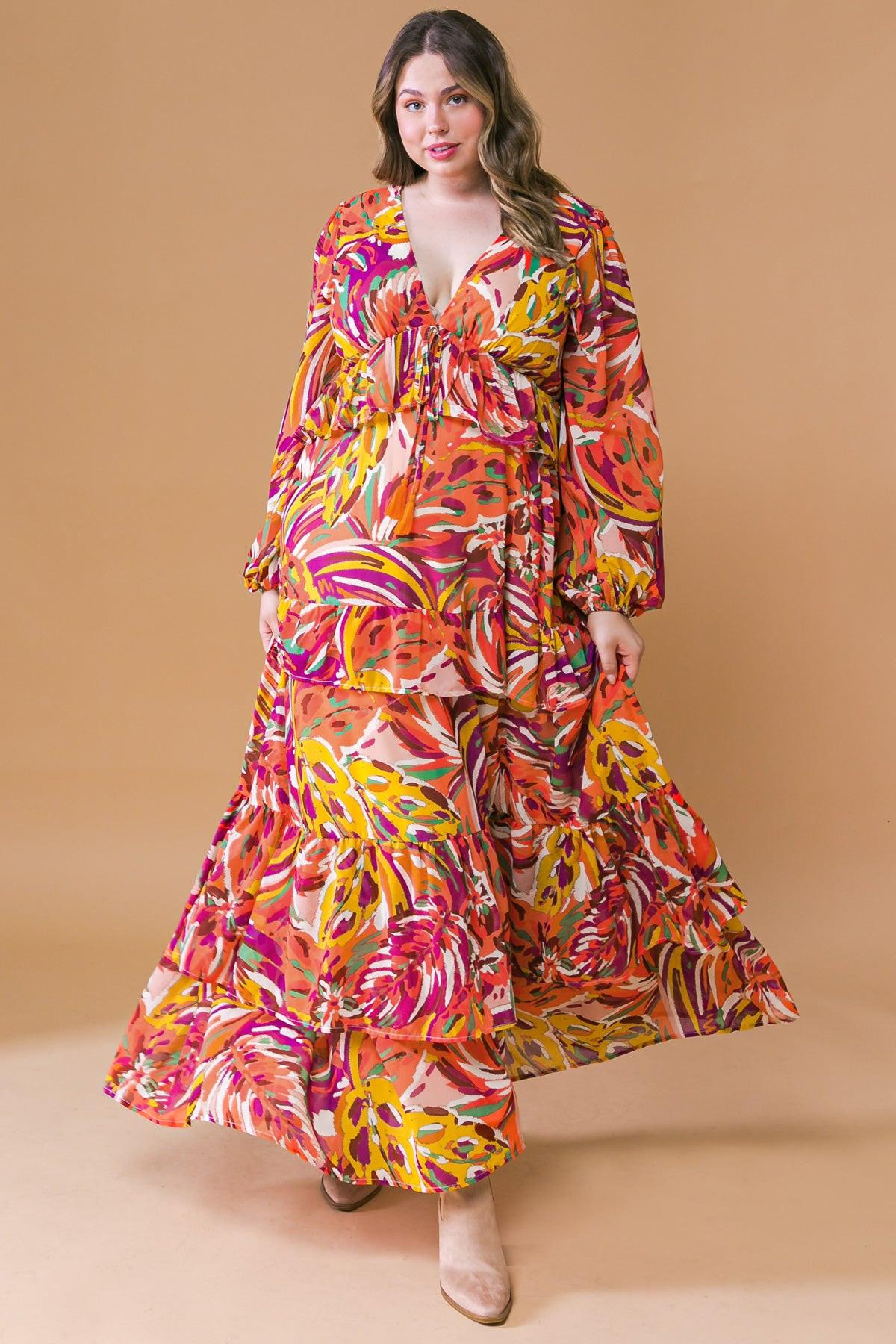 WONDERFUL SOUL WOVEN MAXI DRESS Flying Tomato