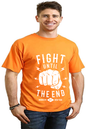 Fight Until Men's Bamboo Viscose/Organic Cotton Short Sleeve Graphic T-Shirt