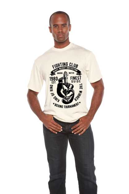 Fighting Club Men's Bamboo Viscose/Organic Cotton Short Sleeve Graphic T-Shirt Spun Bamboo