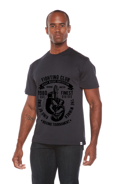 Fighting Club Men's Bamboo Viscose/Organic Cotton Short Sleeve Graphic T-Shirt Spun Bamboo