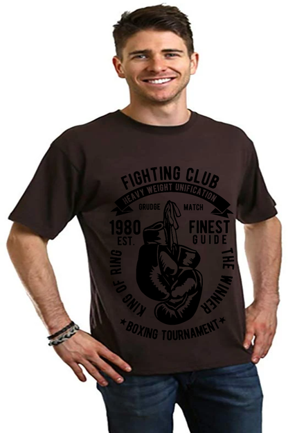 Fighting Club Men's Bamboo Viscose/Organic Cotton Short Sleeve Graphic T-Shirt Spun Bamboo