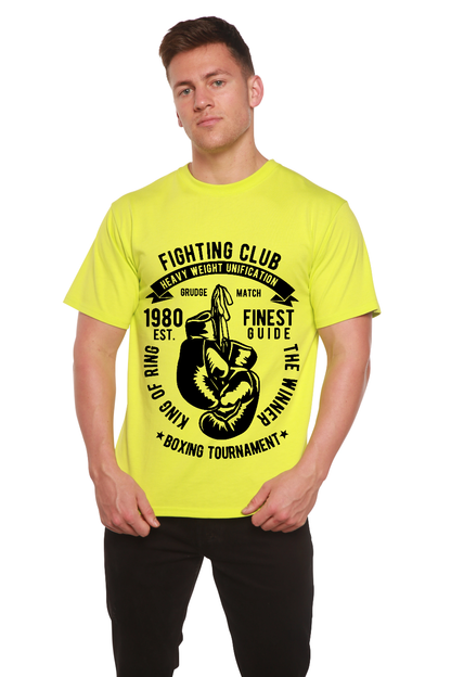 Fighting Club Men's Bamboo Viscose/Organic Cotton Short Sleeve Graphic T-Shirt Spun Bamboo