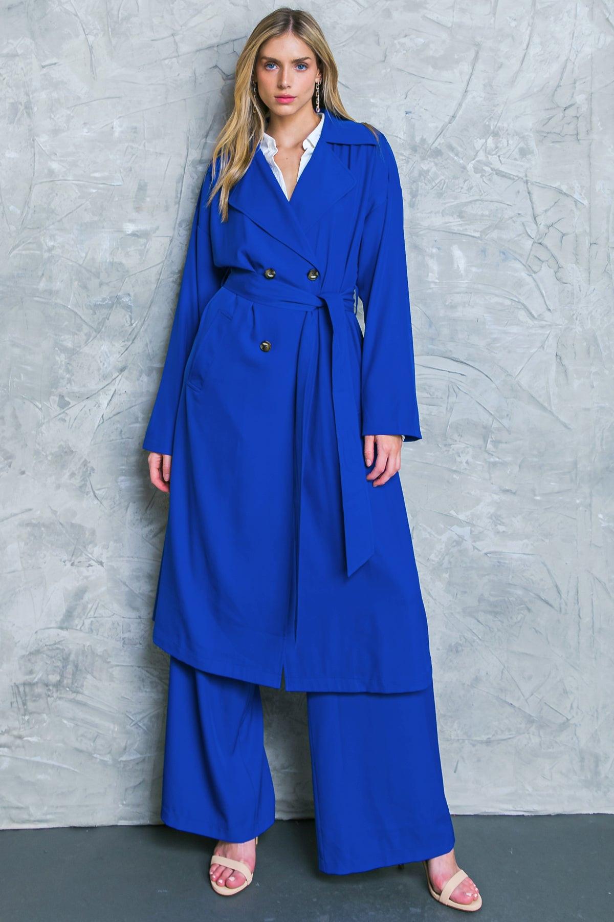BOSS BABE WOVEN TRENCH COAT Flying Tomato