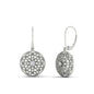 Filigree Circle Drop Lever Back Earring Fascinating Diamonds