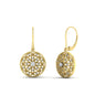 Filigree Circle Drop Lever Back Earring Fascinating Diamonds