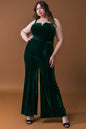 BLOW A KISS VELVET JUMPSUIT Flying Tomato