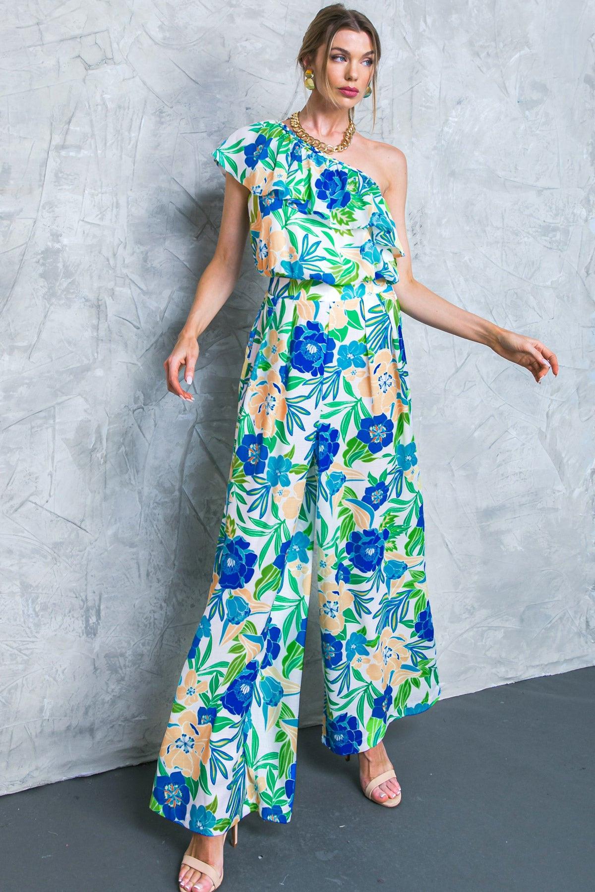 FLORAL IN THE WORLD WOVEN PANTS Flying Tomato