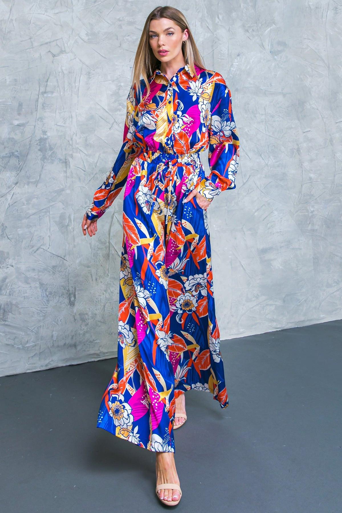 BLOOMING HOPE WOVEN JUMPSUIT Flying Tomato