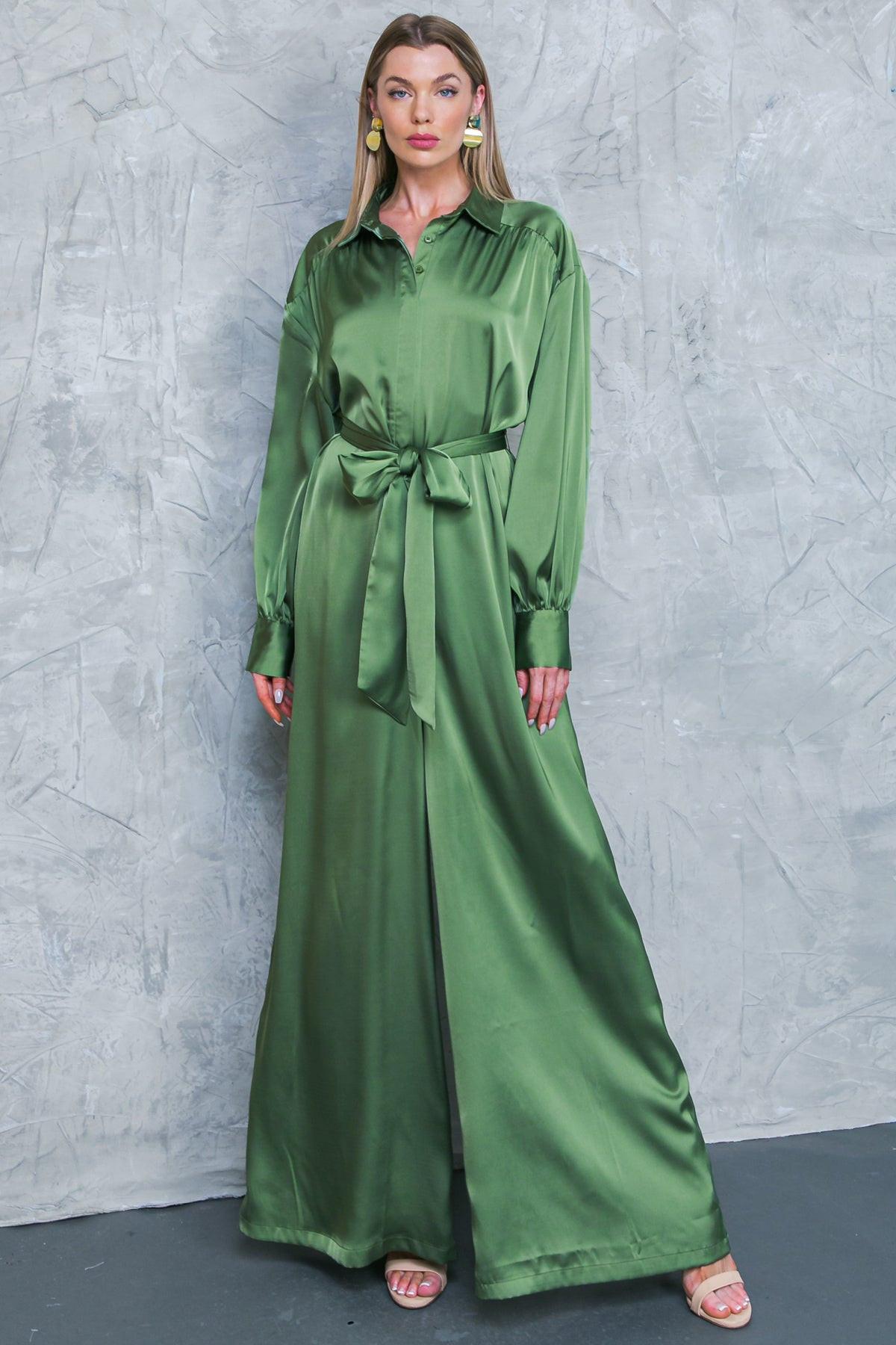 LIKE FINE ART WOVEN JUMPSUIT Flying Tomato