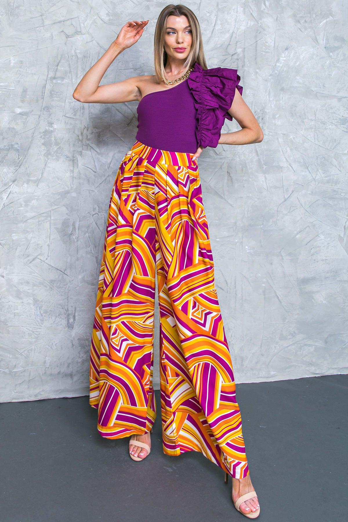 LIVELY CHAM WOVEN PANTS Flying Tomato