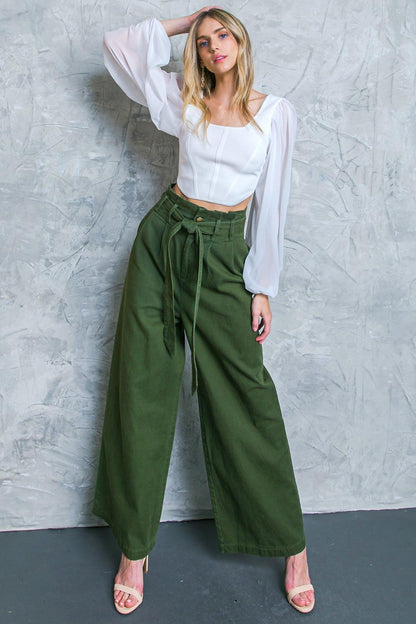 BIG MOMENT TWILL PANTS Flying Tomato