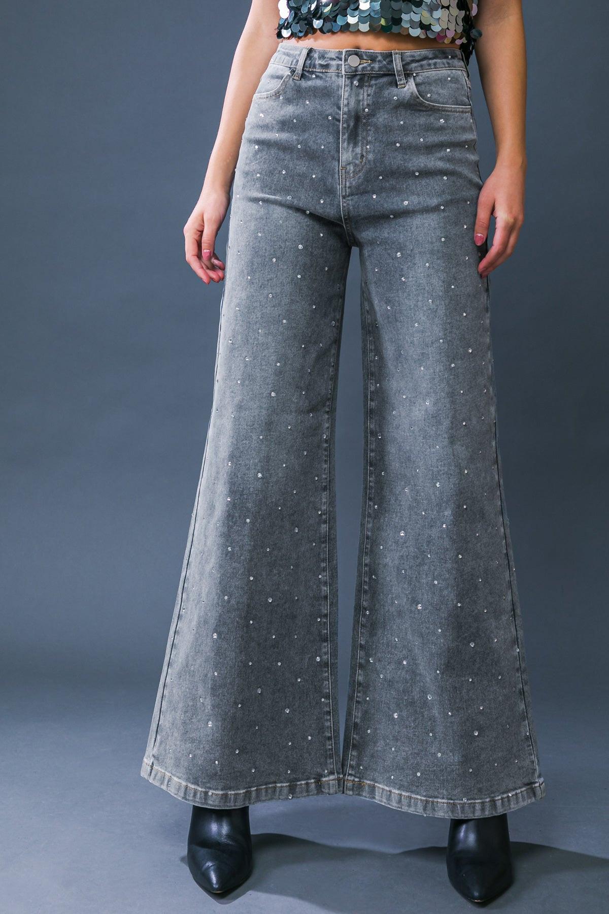 TAKE THE CHANCE DENIM PANTS Flying Tomato