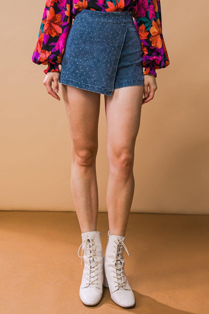 POSH POSITION DENIM SKORT Flying Tomato