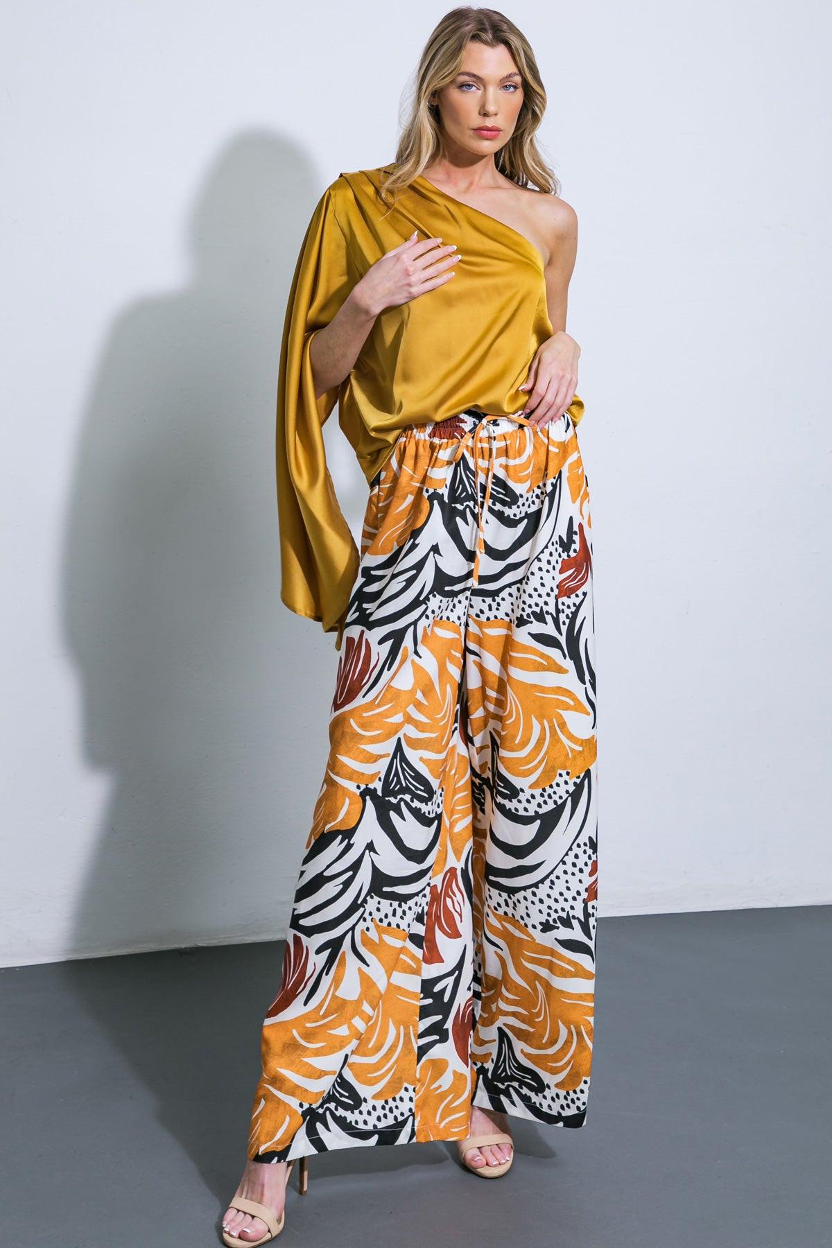 WHERE THE WIND WOVEN MIDI PANTS Flying Tomato