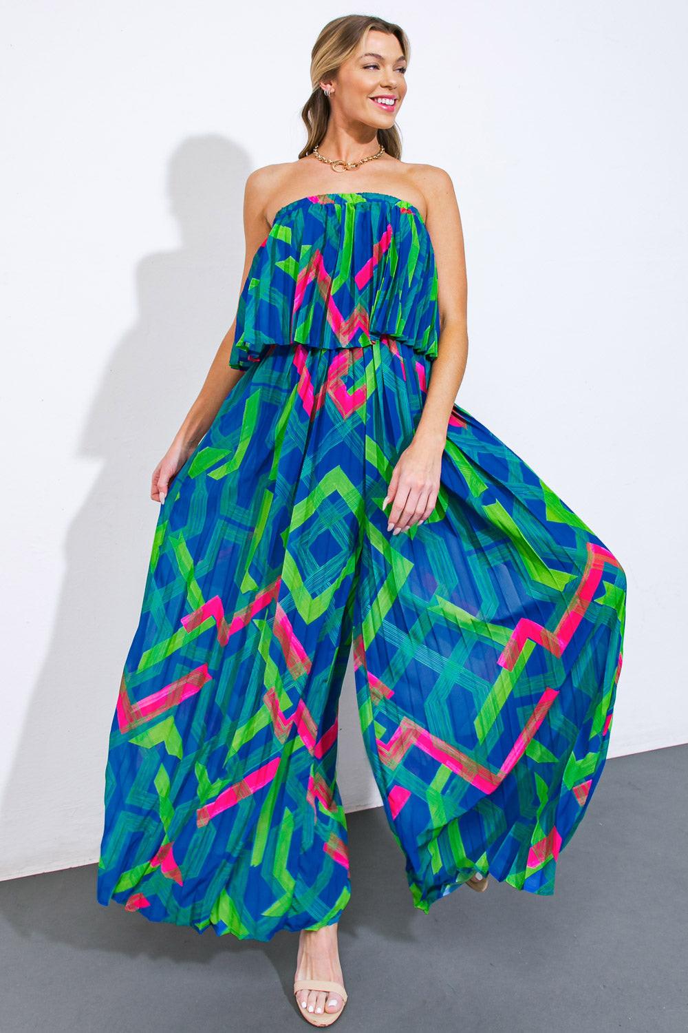 HAPPY WANDERER WOVEN JUMPSUIT Flying Tomato