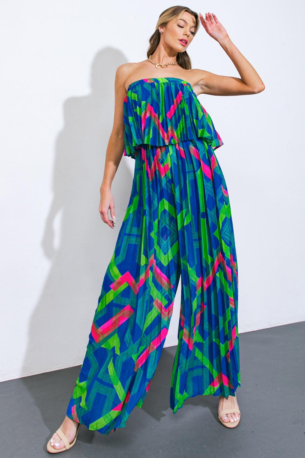 HAPPY WANDERER WOVEN JUMPSUIT Flying Tomato