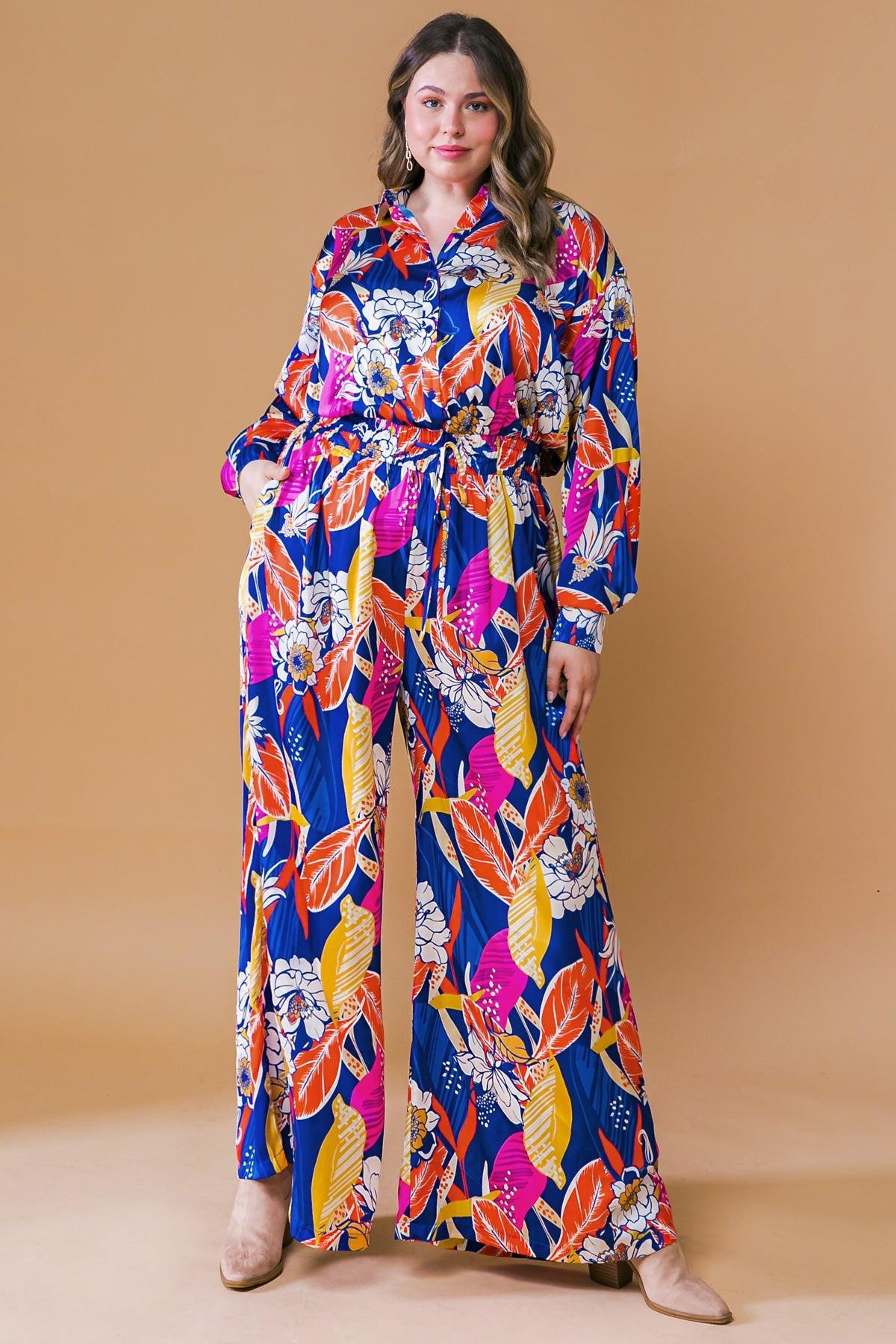 BLOOMING HOPE WOVEN JUMPSUIT Flying Tomato